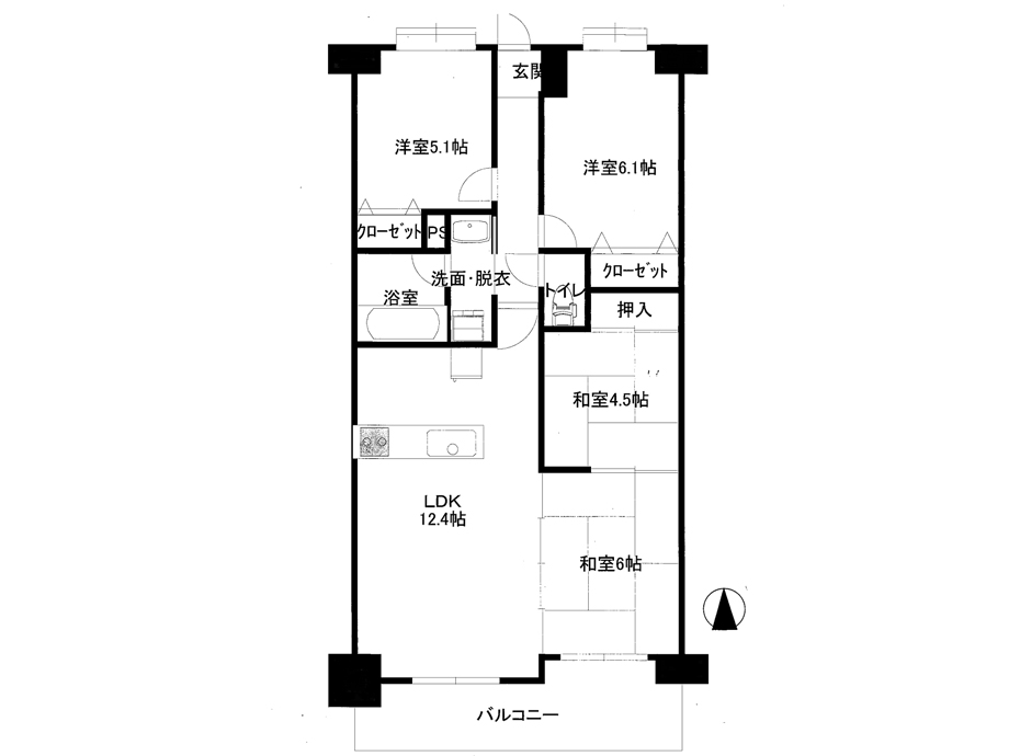 アクシーズ一宮Ⅱ番館地形