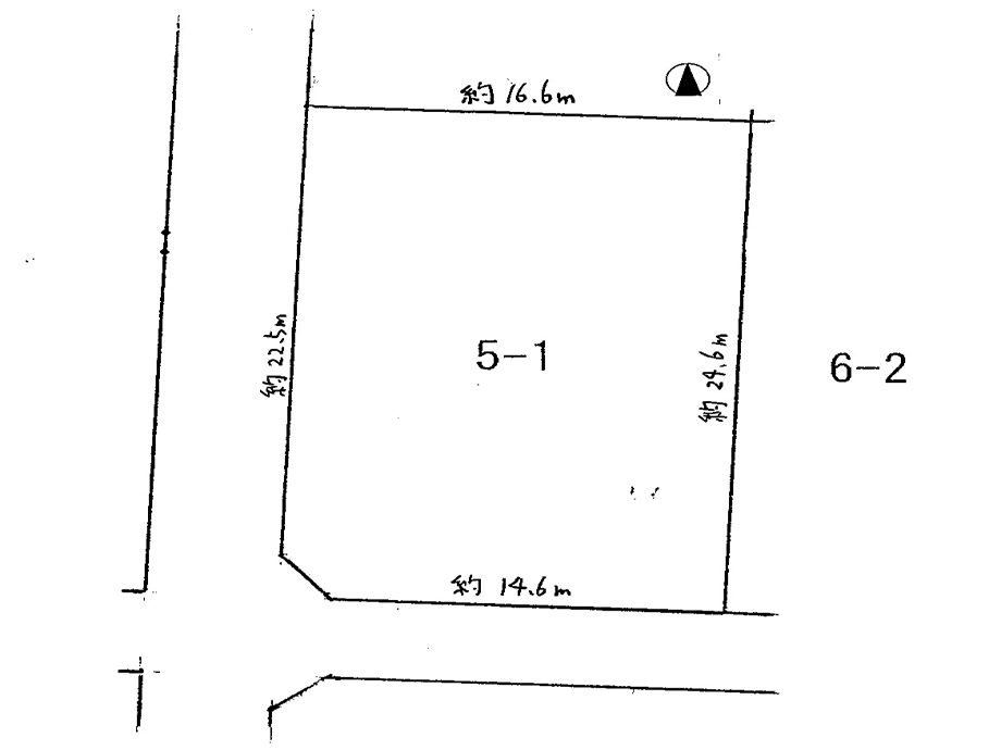 萩原町住宅用地地形