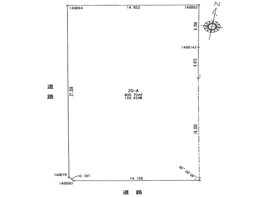 稲沢市島町住宅用地地形