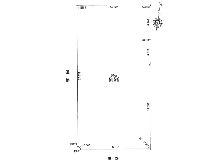 稲沢市島町住宅用地地形