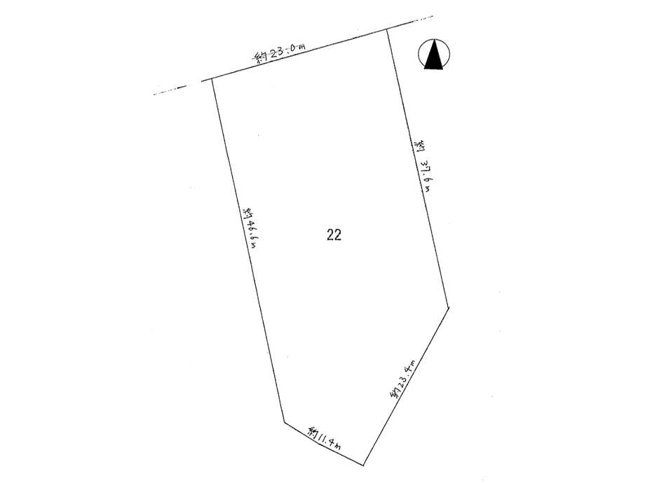 萩原町事業用地地形