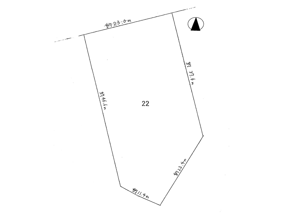 萩原町事業用地地形
